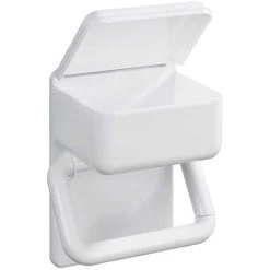 Maximex Toilettenpapierspender 8514500, Kunststoff, Mit Oberablage, Weiß