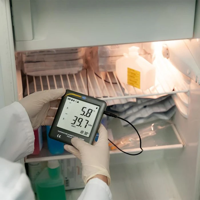 PCE Thermo-Hygrometer HT 114, Innen/außen, Digital, Mit Kabelfühler, Datenlogger 2 PCE Thermo-Hygrometer HT 114, Innen/außen, Digital, Mit Kabelfühler, Datenlogger – Bild 2
