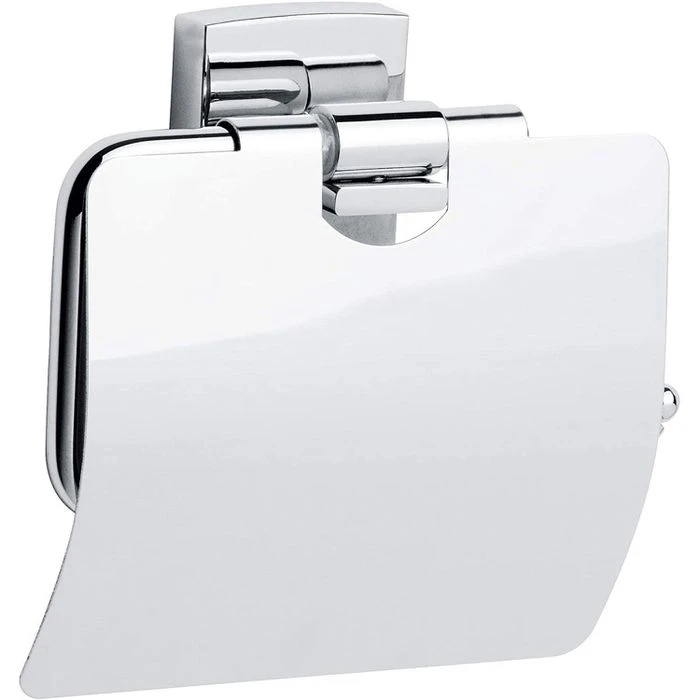 Tesa Toilettenpapierspender Klaam Mit Deckel 40259, Ohne Bohren, Metall, Für 1 Kleinrolle, Silber 1 Tesa Toilettenpapierspender Klaam Mit Deckel 40259, Ohne Bohren, Metall, Für 1 Kleinrolle, Silber