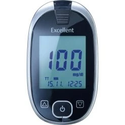 Aktivmed Blutzuckermessgerät GlucoCheck Excellent, Mg/dL, Set