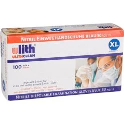 Ulith Nitril Blau Puderfrei Gr.XL Einmalhandschuhe, 100 Stück -Einhell Verkaufsshop c09f71fa5e03c9a9dbe135f932a0adaff28acbec einmalhandschuhe ulith nitril puderfrei 81653