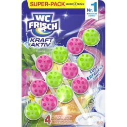 WC FRISCH WC-Frisch WC-Duftspüler Kraft Aktiv Hawaii, Lufterfrischer Effekt, Im Korb, 3 Stück