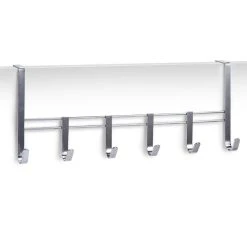 Zeller Kleiderhaken 13897, Für Die Tür, Silber, Metall Verchromt, 6 Haken -Einhell Verkaufsshop c1a039109f64e80595a7f7a40ea885111cc36d2c kleiderhaken zeller 13897