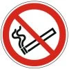 Abtec Hinweisschild ISO 7010 P002, Folie, Ø 10 Cm, Verbotszeichen, Rauchen Verboten
