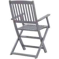 VidaXL Gartenstuhl 46334, Holz, Hochlehner, Grau, Klappbar, 4 Stück 12 VidaXL Gartenstuhl 46334, Holz, Hochlehner, Grau, Klappbar, 4 Stück -Einhell Verkaufsshop c282c6e89999875921433e6d0ab13a95828c1230 gartenstuhl vidaxl 46334 holz