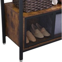 Vasagle Garderobenständer XHSR22BX, Vintage, Mit Schuhablage, Metall / Holz, Schwarz / Braun 7 Vasagle Garderobenständer XHSR22BX, Vintage, Mit Schuhablage, Metall / Holz, Schwarz / Braun -Einhell Verkaufsshop c2e8526e1e09fd07ea5566adabfb8fdef3cf1eea garderobenstaender vasagle xhsr22bx vintage