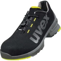 Uvex Sicherheitsschuhe 1, 85448, S2 ESD, Halbschuhe, Unisex, Microvelours, Schwarz, Gr. 43