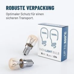 Absina Backofenlampe E14, Bis 300°C, 15 Watt, 2 Stück -Einhell Verkaufsshop c457ec61ba9b87b177d3daddbdc27b7ed09b60ec backofenlampe absina e14