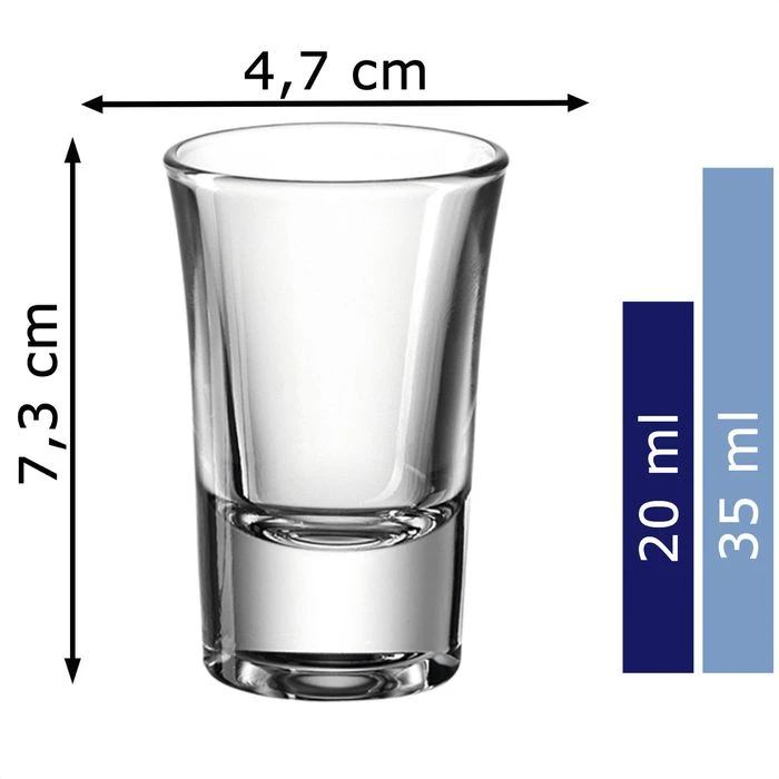 Montana Schnapsgläser Pure 042377, 2cl, Glas, 3 Stück 2 Montana Schnapsgläser Pure 042377, 2cl, Glas, 3 Stück – Bild 2