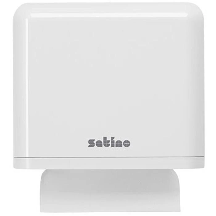 Satino Small By Wepa Handtuchspender, Kunststoff, Für 200 Falthandtücher, Weiß 2 Satino Small By Wepa Handtuchspender, Kunststoff, Für 200 Falthandtücher, Weiß – Bild 2