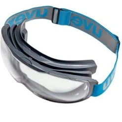 Uvex Schutzbrille Megasonic, 9320265, Vollsichtbrille, Farblos / Grau-blau -Einhell Verkaufsshop c82a823bc56d043c1efe4782dbfae527f1d829c0 schutzbrille uvex megasonic 9320265