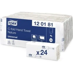 Tork 120181 Universal 1-lagig Lagenfalz 25x31 Natur