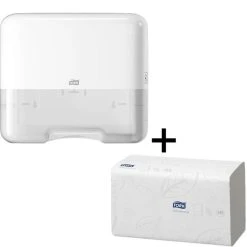 Tork Handtuchspender Mini Starter Pack 953101 H3, Elevation Mini, Kunststoff, Inkl. 250 Tücher