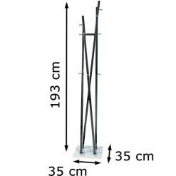 Haku-Möbel Garderobenständer 89887, Mit 12 Haken, Metall, Chrom Dunkel 5 Haku-Möbel Garderobenständer 89887, Mit 12 Haken, Metall, Chrom Dunkel -Einhell Verkaufsshop ccf60712c990bce0f2e56d665306da283778190d garderobenstaender haku moebel 89887