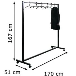 Kerkmann Garderobenständer 6012, Bis 60 Kg, Mit Rollen, Metall, Schwarz -Einhell Verkaufsshop ccf65906595eece21133fb4a79e8ae63f22e97c4 garderobenstaender kerkmann 6012 bis 60 kg