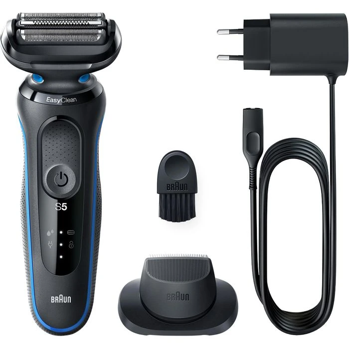 Braun Elektrorasierer Series 5 51-B1200s, Blau, Wet & Dry, Mit EasyClick-Präzisionstrimmer 6 Braun Elektrorasierer Series 5 51-B1200s, Blau, Wet & Dry, Mit EasyClick-Präzisionstrimmer – Bild 6