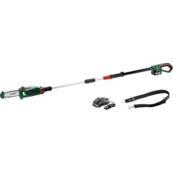 Bosch Hochentaster UniversalChainPole 18, Akku, 18V / 2,5Ah, Schwert 20cm, Teleskop 210 - 260cm