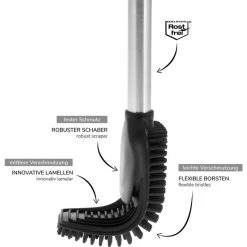 Bremermann WC-Bürste WC-Garnitur Barbena, Schwarz, Bürstenhalter Aus Edelstahl, Zur Wandmontage -Einhell Verkaufsshop cf660499bbfffa7fdab3b60bac306231d83c8daa wc buerste bremermann wc garnitur barbena schwarz