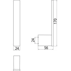 Emco Toilettenpapierspender Loft, Senkrecht, Reservepapierhalter Aluminium 1 Kleinrolle Schwarz -Einhell Verkaufsshop cf9cf567227368abc7ecb20642d70c4980f0263f toilettenpapierspender emco loft senkrecht