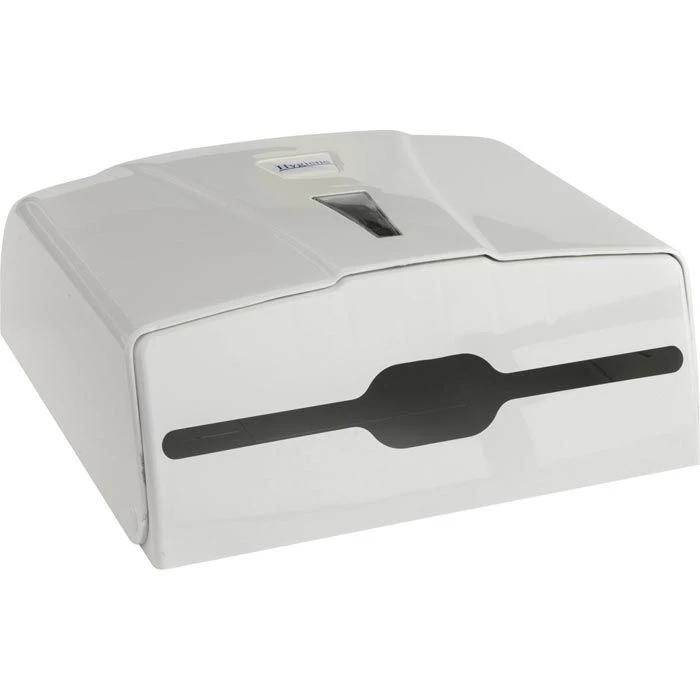 Böttcher-AG Handtuchspender Kunststoff, Für 300 Falthandtücher, Weiß 2 Böttcher-AG Handtuchspender Kunststoff, Für 300 Falthandtücher, Weiß – Bild 2