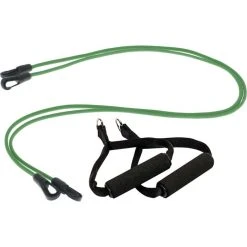 Togu Fitnessband Theragym Pro Set, 1,4m, Starker Widerstand, Grün, Mit Festen Griffen