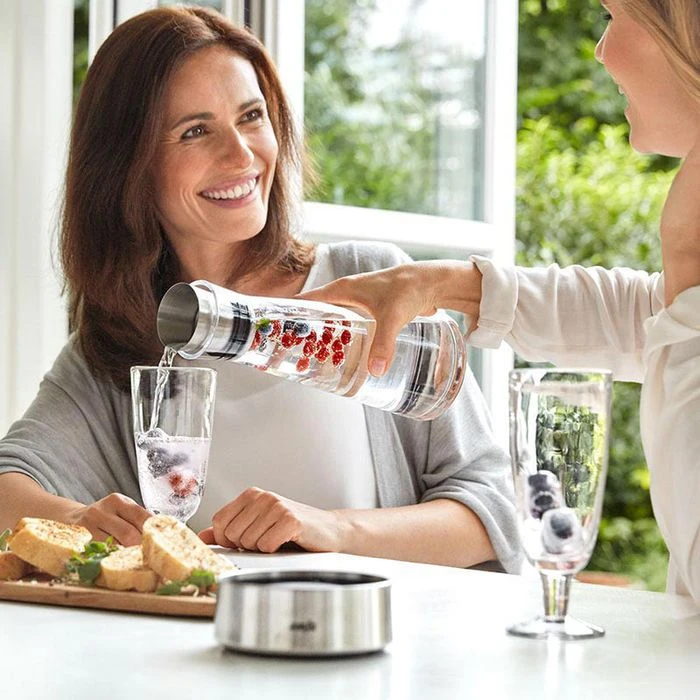Emsa Karaffe Flow Slim 514233, Mit Kühlstation Und Deckel, 1 Liter 4 Emsa Karaffe Flow Slim 514233, Mit Kühlstation Und Deckel, 1 Liter – Bild 4