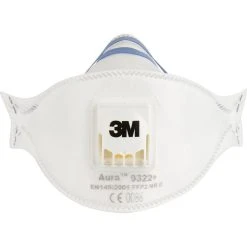 3M Atemschutzmaske Aura 9322+, FFP2 NR D, Mit Ventil, 120 Stück -Einhell Verkaufsshop d64f416f40cec4a7b61f17935f8be7a99acf8d11 atemschutzmaske 3m aura 9322 plus