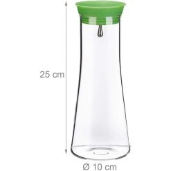 Relaxdays Karaffe 10023434 Zylindrisch, Mit Deckel, 1 Liter 11 Relaxdays Karaffe 10023434 Zylindrisch, Mit Deckel, 1 Liter -Einhell Verkaufsshop d758cb10eac210910f852ba0fda142c603c33797 karaffe relaxdays 10023434 zylindrisch