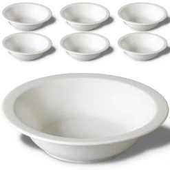 Böttcher-AG Müslischale, Porzellan, Weiß, 16cm, Set, 6 Stück