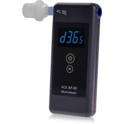 ACE Alkoholtester AF-33, 107075, Digital, Alkoholmessgerät, Mit LCD-Display, Polizeigenau