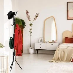 Relaxdays Garderobenständer 10035789, Mit 12 Haken, Metall, Schwarz -Einhell Verkaufsshop da973fd02bf360d8ca3b68a0488f769b2929ff81 garderobenstaender relaxdays 10035789