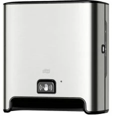 Tork Handtuchspender Matic Image Design 460001, H1, Edelstahl Gebürstet, Für Rollenhandtücher, Silber