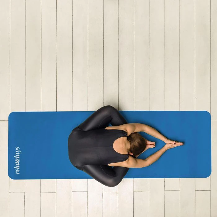 Relaxdays Gymnastikmatte 180 X 60 X 1,0cm, Blau 2 Relaxdays Gymnastikmatte 180 X 60 X 1,0cm, Blau – Bild 2