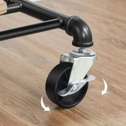 Songmics Garderobenständer HSR62BK, Bis 110 Kg, Mit Rollen, Metall, Schwarz -Einhell Verkaufsshop ddc99864c3e4cb70faf31a3aee7956c4d2040bcd garderobenstaender songmics hsr62bk bis 110 kg