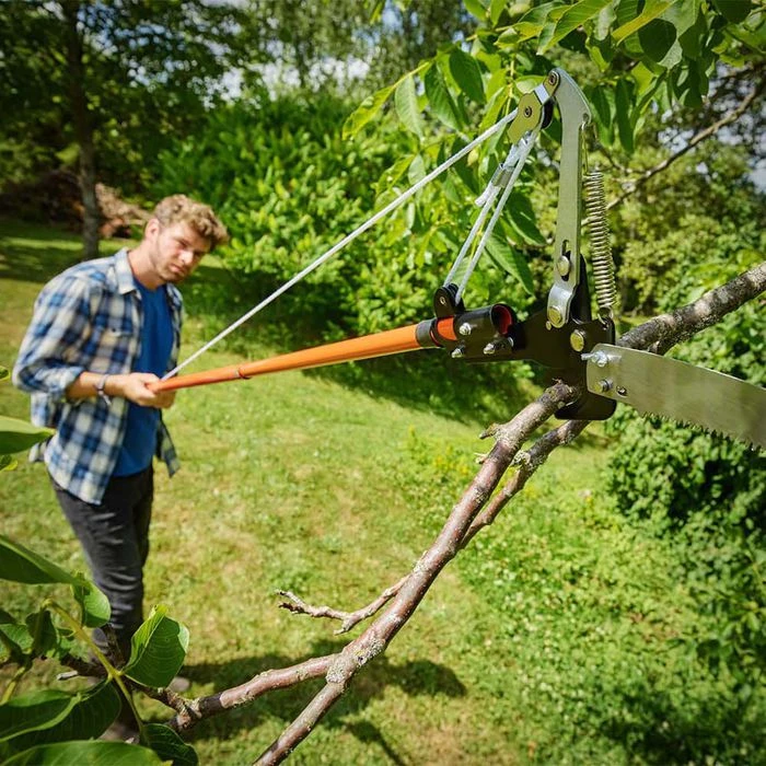 Monzana Astsäge Teleskop-Astsäge Mit Astschere, 100595, Sägeblattlänge 35cm 2 Monzana Astsäge Teleskop-Astsäge Mit Astschere, 100595, Sägeblattlänge 35cm – Bild 2