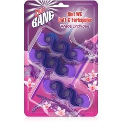 Cillit Bang Cillit-Bang WC-Duftspüler 6 In 1 Lilaspüler, Wilde Orchidee, Im Korb, 3 Stück