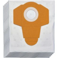 Einhell Staubsaugerbeutel 2351190, 5 Stück, Für Nass-Trockensauger 15, 20 Und 25 Liter Volumen