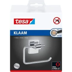 Tesa Toilettenpapierspender Klaam, 40258, Ohne Bohren, Metall, Für 1 Kleinrolle, Silber -Einhell Verkaufsshop e3683f11e83ca7aa014c52991f01139d8b6bd25e toilettenpapierspender tesa klaam 40258
