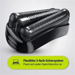 Braun Elektrorasierer Series 3 310BT Shave & Style, Für Herren, Wet & Dry, Mit Trimmer, Schwarz/blau -Einhell Verkaufsshop e4179e02b41f4412cee57b98e929790b94aa3121 elektrorasierer braun series 3 310bt shave und style