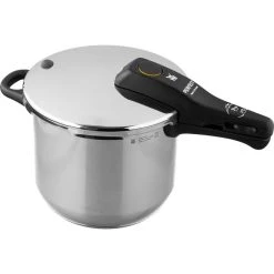 WMF Schnellkochtopf Perfect 07.9263.9990, 6,5 L, Induktionsgeeignet, Edelstahl, Ø 22cm