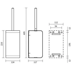 CWS WC-Bürste ObjectLine C707903, Schwarz, Bürstenhalter Aus Edelstahl, Zur Wandmontage -Einhell Verkaufsshop e545ead839f365f070cd61ab5f6f25c8ebf3e3d7 wc buerste cws objectline c707903 schwarz
