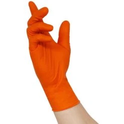 NITRAS Einmalhandschuhe Tough Grip N, Nitril, 8335, Puderfrei, Orange, 50 Stück, Gr. XL -Einhell Verkaufsshop e5c761c6222562ffd6cf63b9a12afe2fe92b1137 einmalhandschuhe nitras tough grip n nitril 8335
