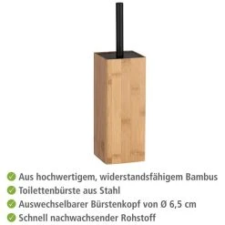 Wenko WC-Bürste Padua Bambus, Braun, Bürstenhalter Aus Bambus 6 Wenko WC-Bürste Padua Bambus, Braun, Bürstenhalter Aus Bambus -Einhell Verkaufsshop e89201640ce12867937f06649ce4ab15cf05e534 wc buerste wenko padua bambus braun