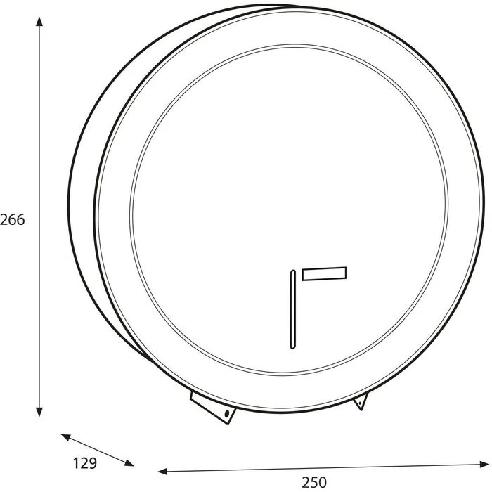Katrin Toilettenpapierspender Gigant-Box S, 989660, Edelstahl, Für Jumbo Rollen, Silber 4 Katrin Toilettenpapierspender Gigant-Box S, 989660, Edelstahl, Für Jumbo Rollen, Silber – Bild 4