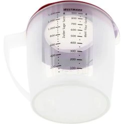 Westmark Messbecher Helena 3105227R, 1,4 Liter, Kunststoff, Rührbecher Mit Spritzschutz & Deckel -Einhell Verkaufsshop e8f11505eb0fe70a1f7299fc3cf6db9a5447c50b messbecher westmark helena 3105227r 1 4 liter