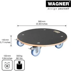 Wagner-System Pflanzenroller 20116801, Rund, Holz, 300kg, Braun, Ø 58cm -Einhell Verkaufsshop ebc5f7b11c3a263e72598be302b7171812f6409f pflanzenroller wagner system 20116801 rund
