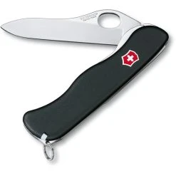 Victorinox Taschenmesser Sentinel One Hand, 0.8413.M3, Schwarz, 4 Funktionen