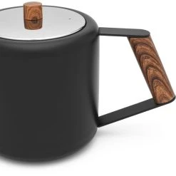 Bredemeijer Tee-Kanne Boston, Edelstahl, Doppelwandig, Schwarz Matt, 1,1 L -Einhell Verkaufsshop ef458110bff39bdb34abd6f56485aae24e0b6cf4 tee kanne bredemeijer boston edelstahl