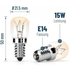 Absina Backofenlampe E14, Bis 300°C, 15 Watt, 2 Stück -Einhell Verkaufsshop f17d8aa83b2d7881e6513a8d9cda47e7a54f40e5 backofenlampe absina e14