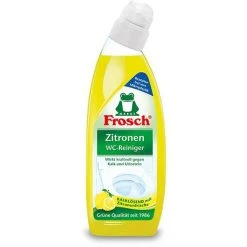 Frosch WC-Reiniger Zitrone Bio-Qualität, Gegen Kalk & Urinstein, Mit Zitronenfrische, 750ml